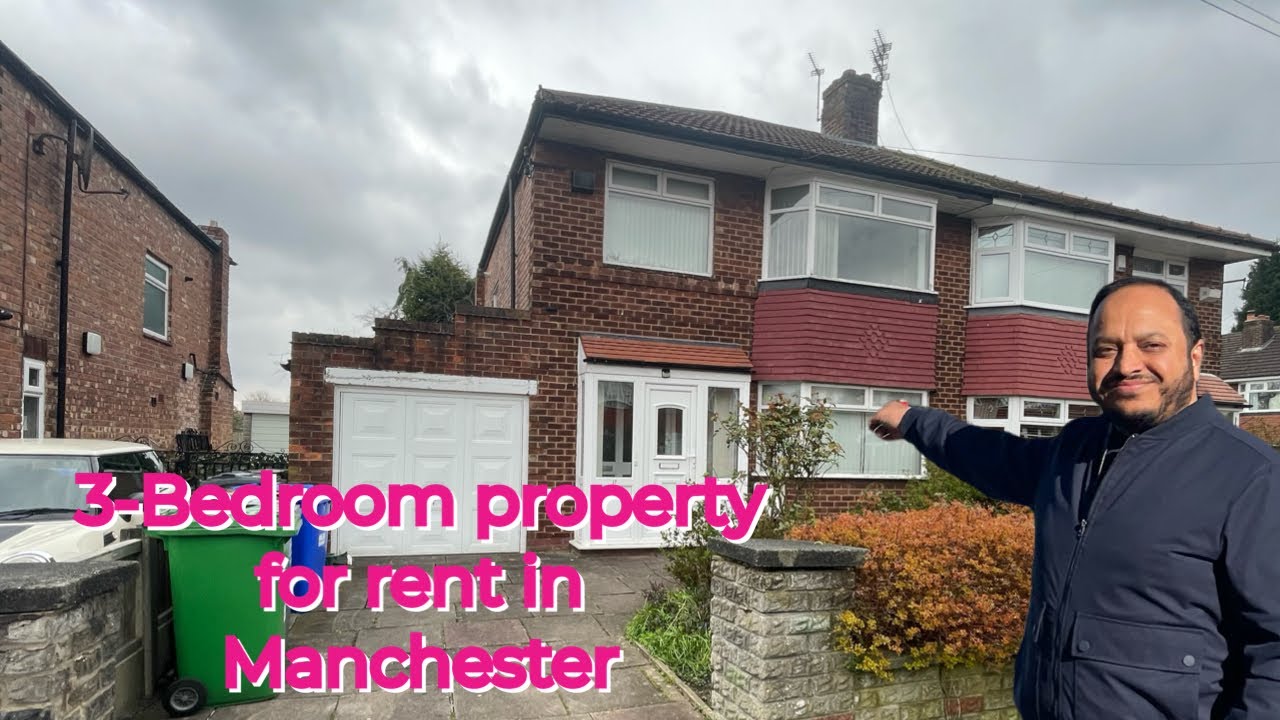 3-Bedroom property for rent in Manchester | £1600 pcm.