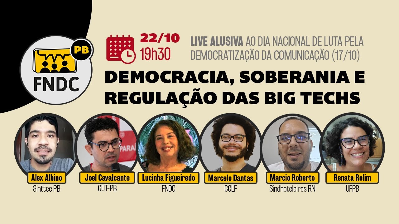 LIVE | Democracia, soberania e regula&ccedil;&atilde;o das big techs