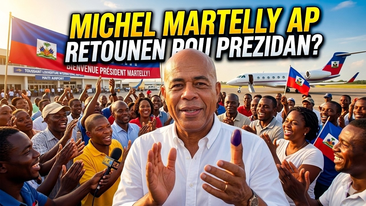 NOUVÈL LA TONBE ! Michel Martelly se Pwochèn Prezidan Peyi DAYITI ?? Guerrier Henri bay detay