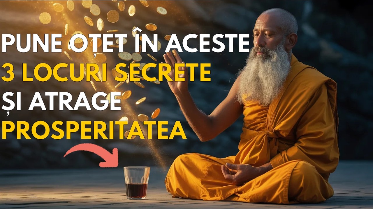 3 Locuri Secrete unde să pui Oțet - Banii vor veni spre tine (Feng Shui)