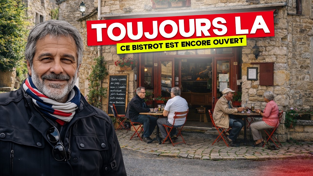 Je continue ma balade sur les routes de la France oubliée et je trouve un petit bistrot d'antan !!