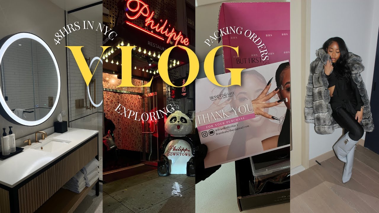 VLOG | Last bit of Vlogmas, Date Night in NYC, Entrepreneur Rant, Packing Orders, & More!