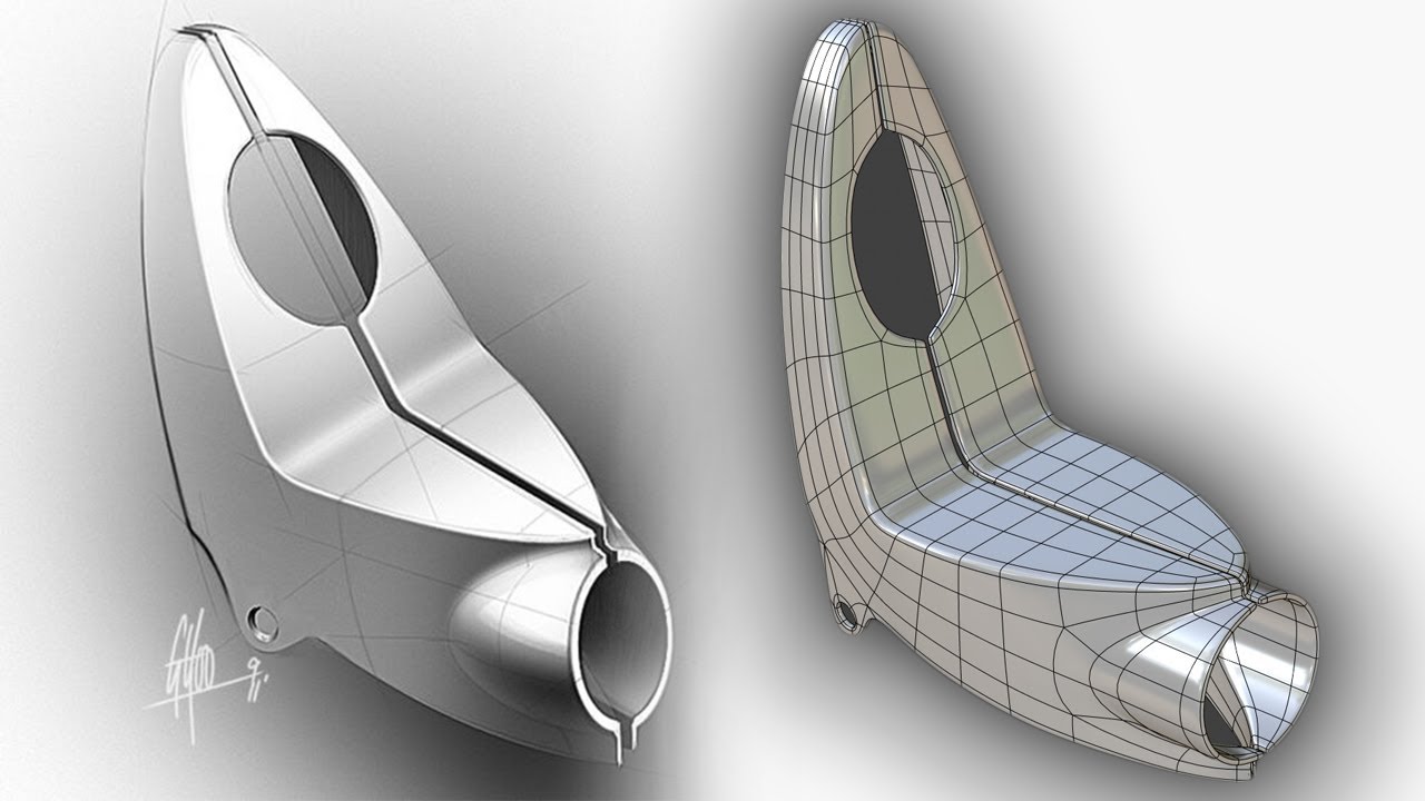 Design Sketches to 3D #2 | Subdivision Surface Training
