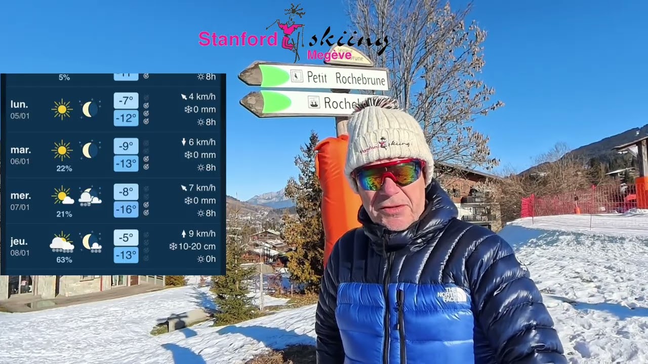 Megève Snow Report | 04 January 2026 #ski #snow #travel