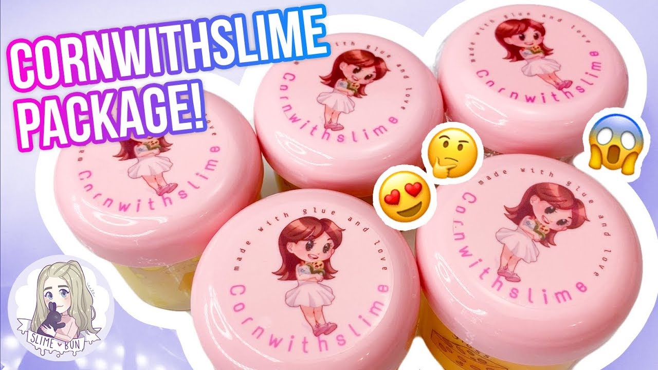 UNBOXING SLIMES FROM CORNWITHSLIME! Slime PR Package! | slime bun