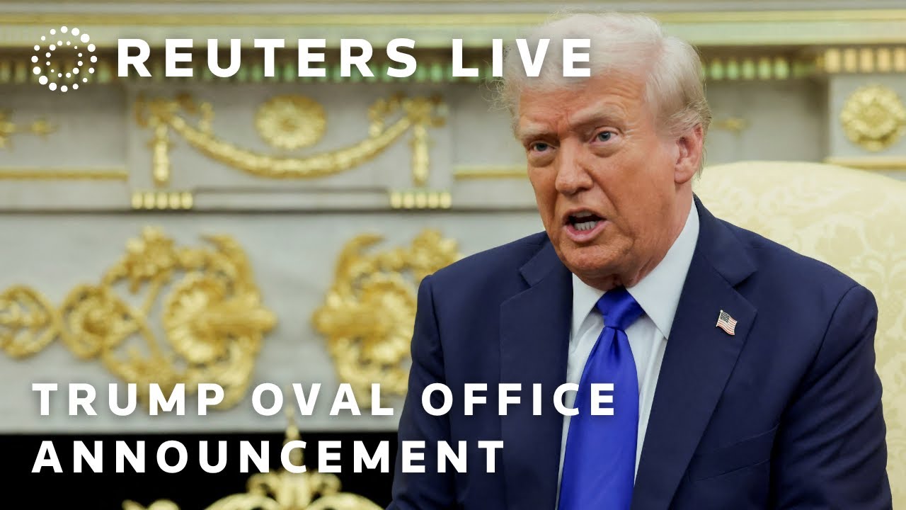 LIVE: Trump announcement in Oval Office