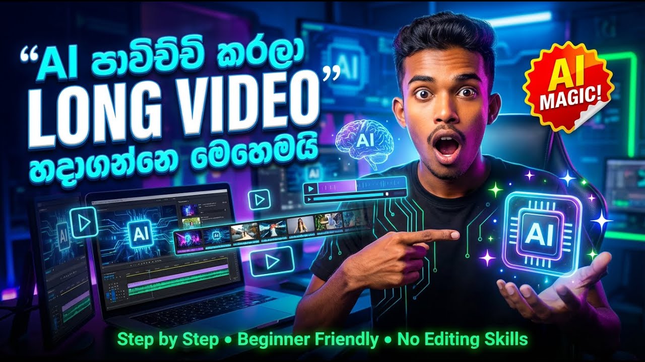 AI පාවිච්චි කරලා Long Videos හදමු | How to Create Long AI Videos in Sinhala