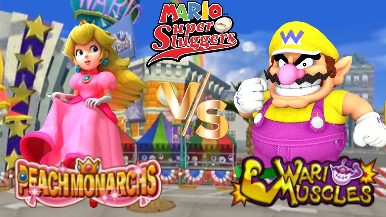 Super Mario Sluggers - Season 10 Game 7 Peach vs Wario [Wario City Day]