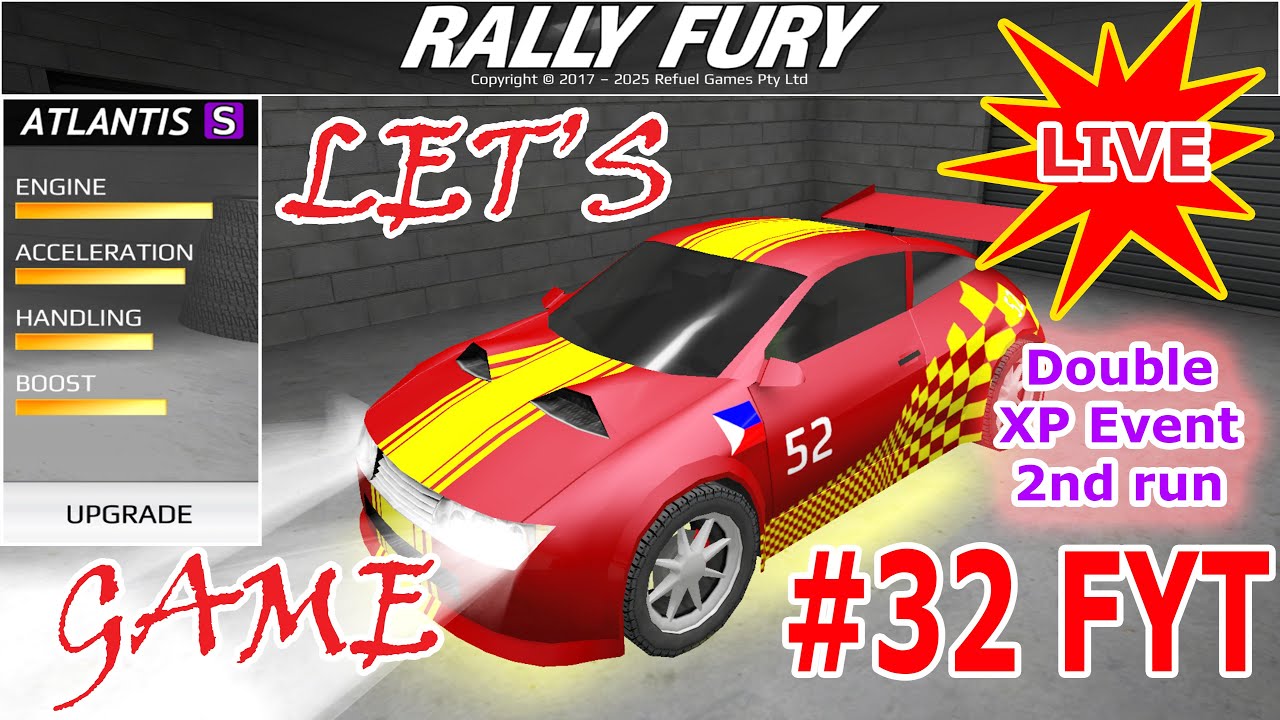 Rally Fury Multiplayer CAR ATLANTIS S RANK DIVISION 3 (Double XP Event 2nd RUN) 01/25/2026 #32FYT