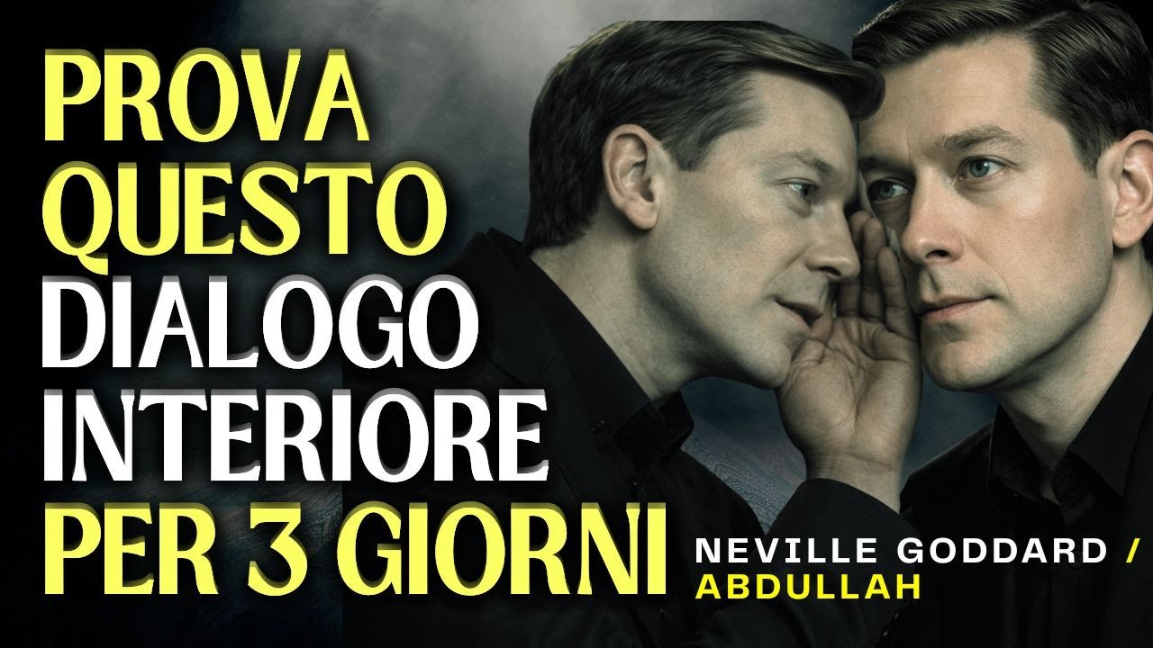 NEVILLE GODDARD &ndash; PROVA QUESTO DIALOGO INTERIORE PER 3 GIORNI