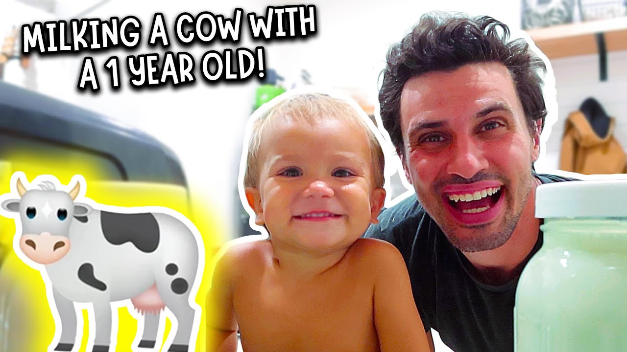 Farm Life with My Baby | Milking Time! 🐄❤️