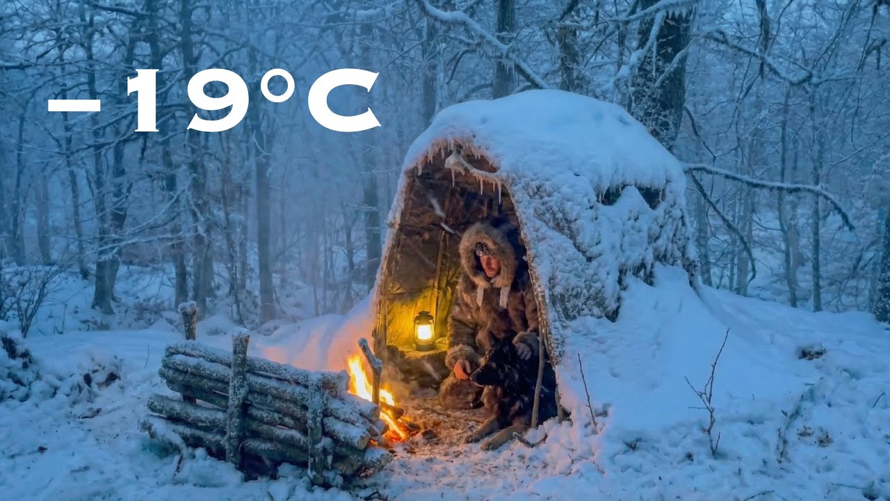 Can I Survive Alone in a −19°C Snowstorm? | Extreme Winter Camping Challenge