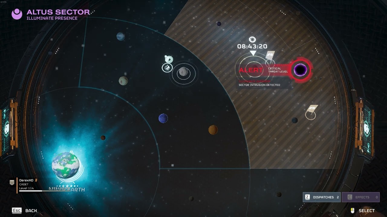 Illuminate Invasion Fleet Arrives - Helldivers 2 Map