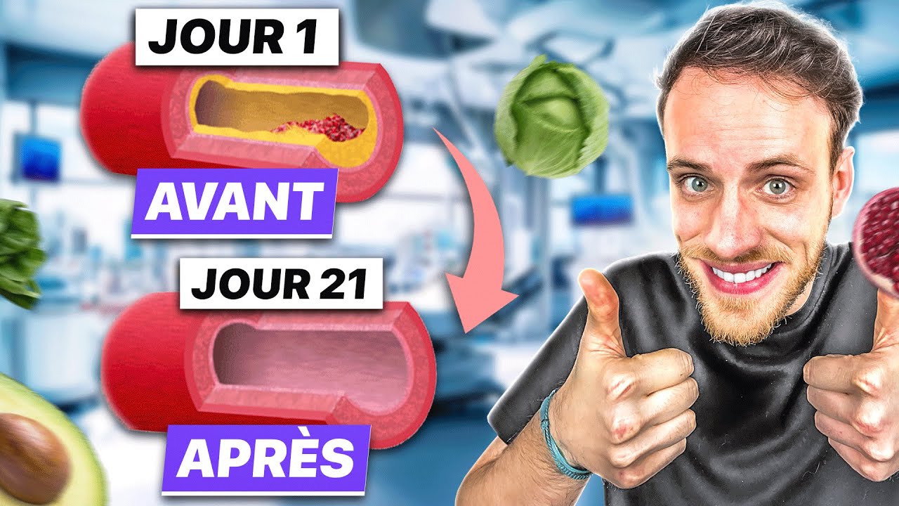 21 jours pour déboucher ses artères grâce à son alimentation (infarctus, AVC…)