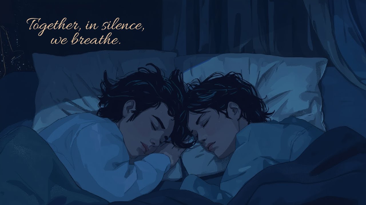 Someone Sleeping Next to You | Gentle Breathing Sounds | Black Screen (1 Hour)