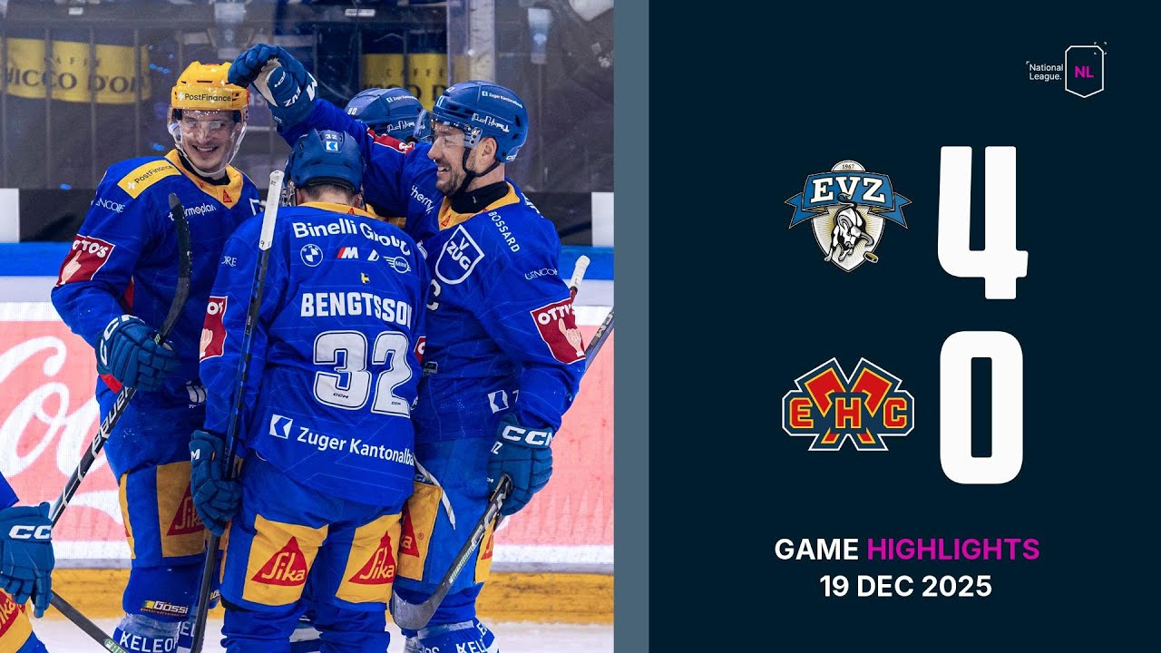 EV Zug vs. EHC Biel-Bienne - Game Highlights