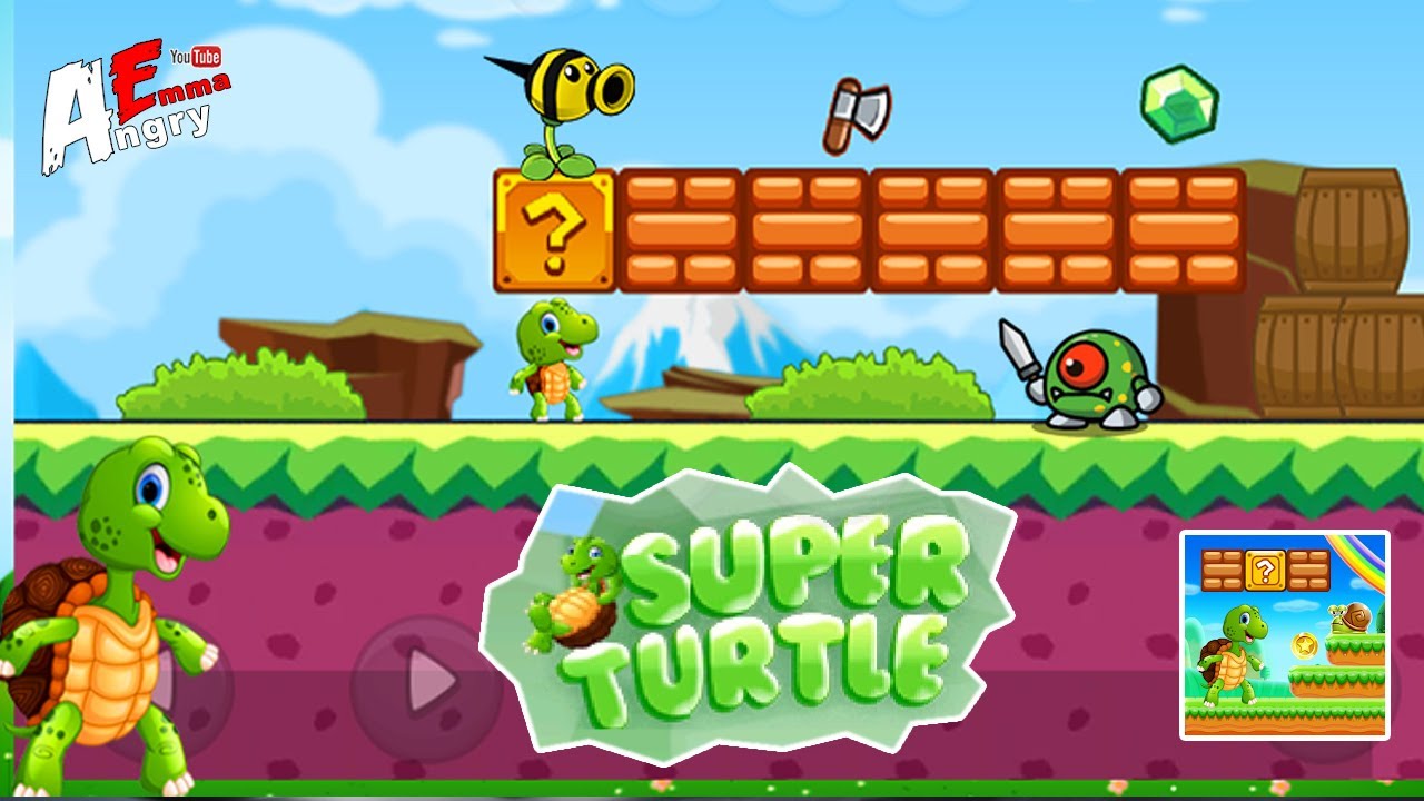 Super Turtle - Levels 1-10 / Gameplay Walkthrough (Android Game)