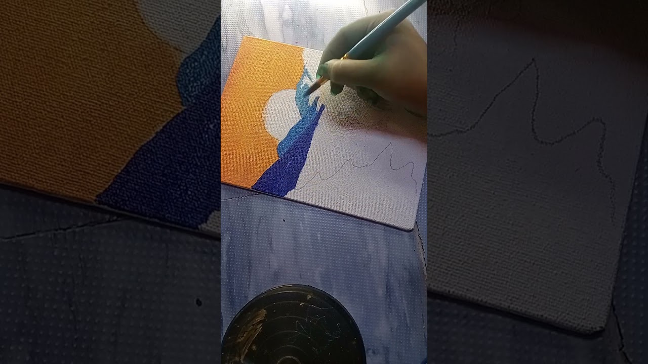 Diy Abstract Art 🥰🥰#trending #youtube #shorts #diy #handmade #shruti #art #viral