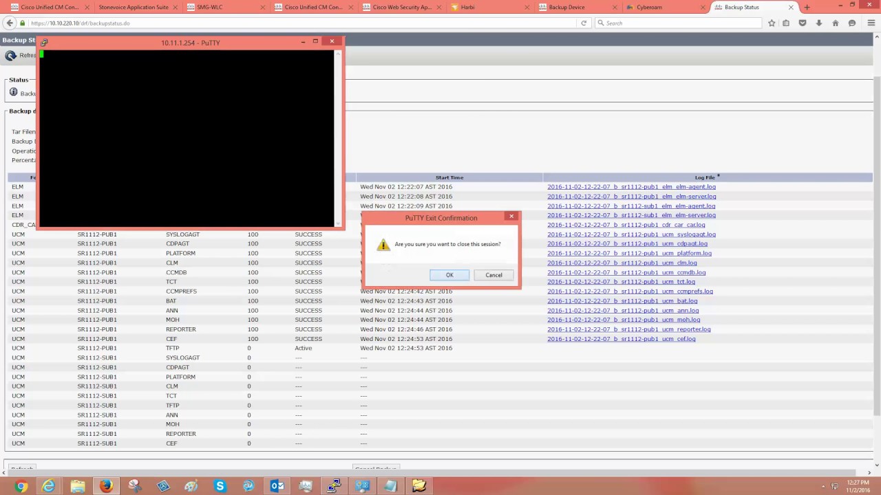 BACKUP CISCO CALL MANAGER ( CUCM ) USING FREE FTPD APPLICATION .