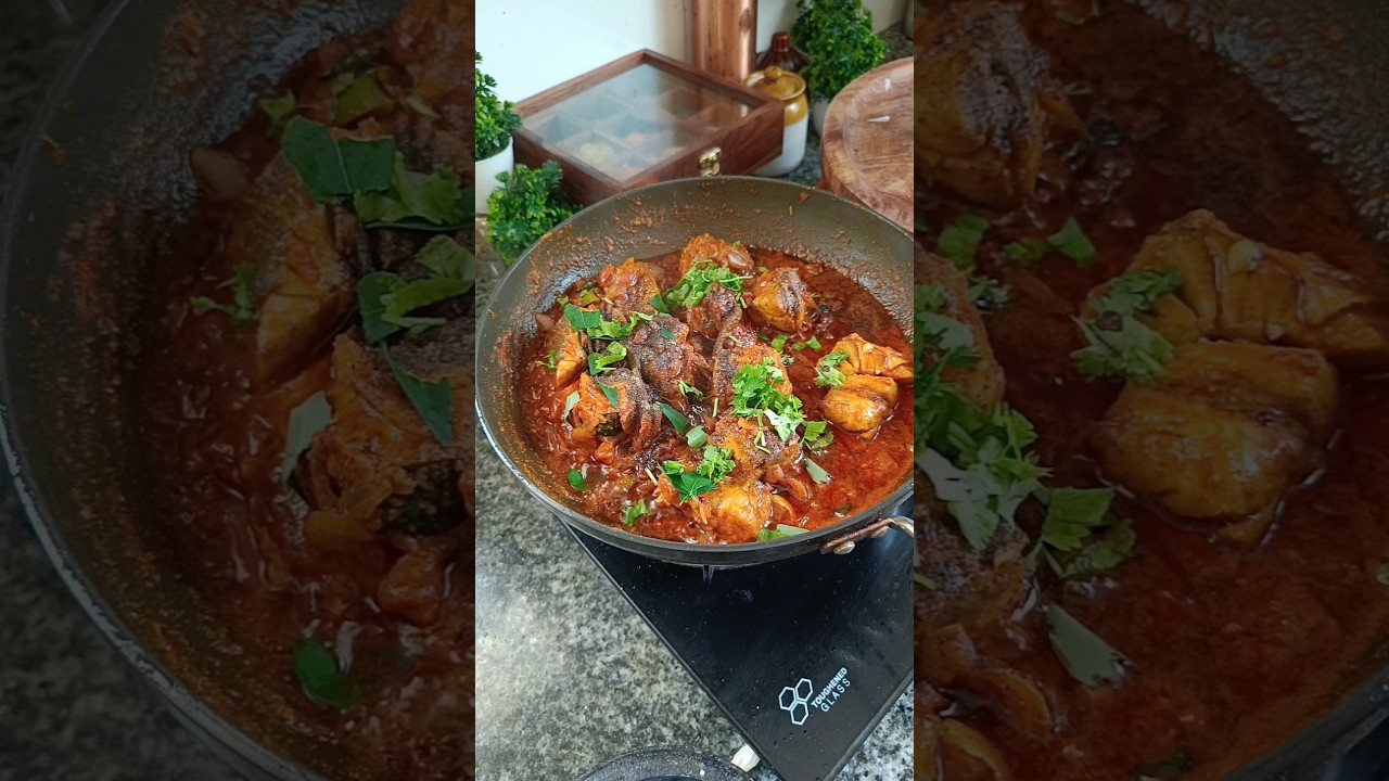 Meen thokku recipe// Chilli Fish #bommaiskitchen #foodvlog #foodshorts #asmrcooking