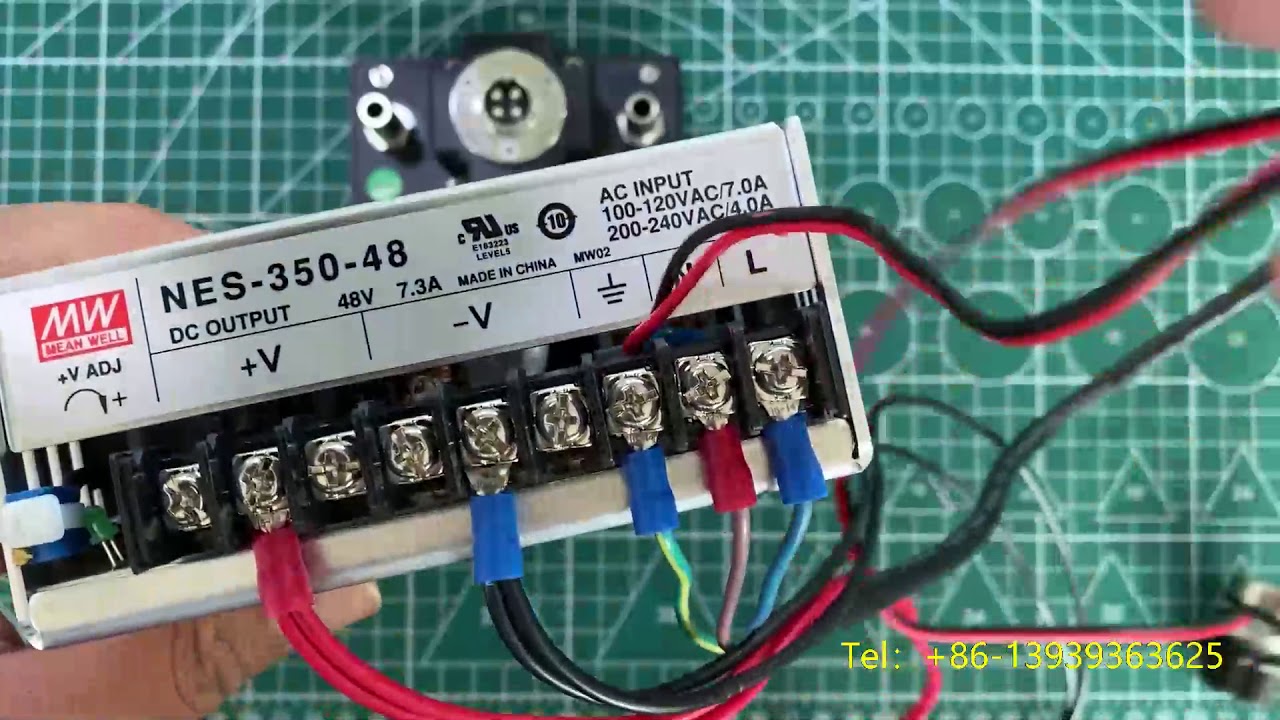 High power 395nm 365nm UV LED curing lamp and Mingwei dimming power supply demo