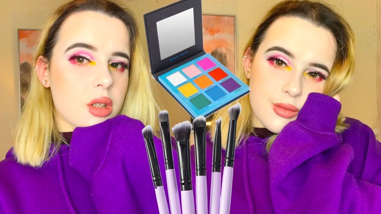 TESTING BEAUTY BAY EYN PALETTE + BRUSH SET! | becca jayne