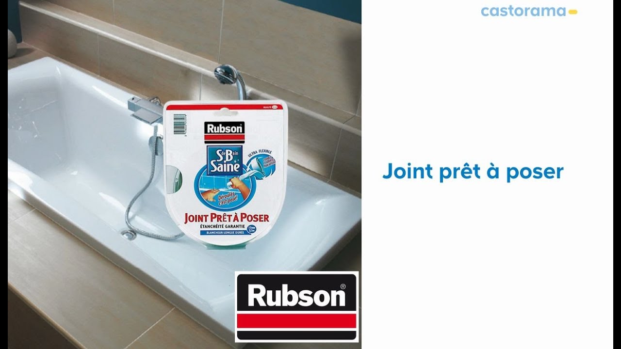 Joint sanitaire pr&ecirc;t &agrave; poser RUBSON (502096) Castorama