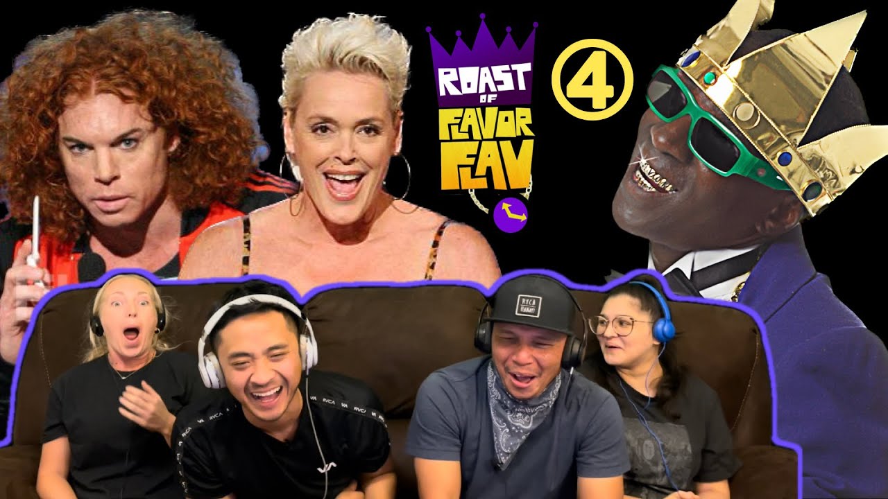 Roast Of FLAVA FLAV (2007) Part 4 - CARROT TOP / BRIGITTE NIELSON | Reaction!