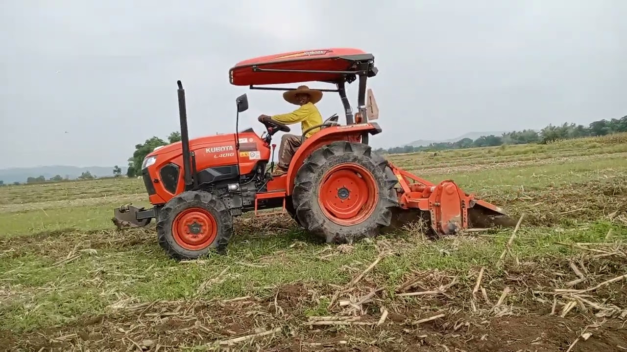 Kubota L4018 40HP rice crop preparation philippines