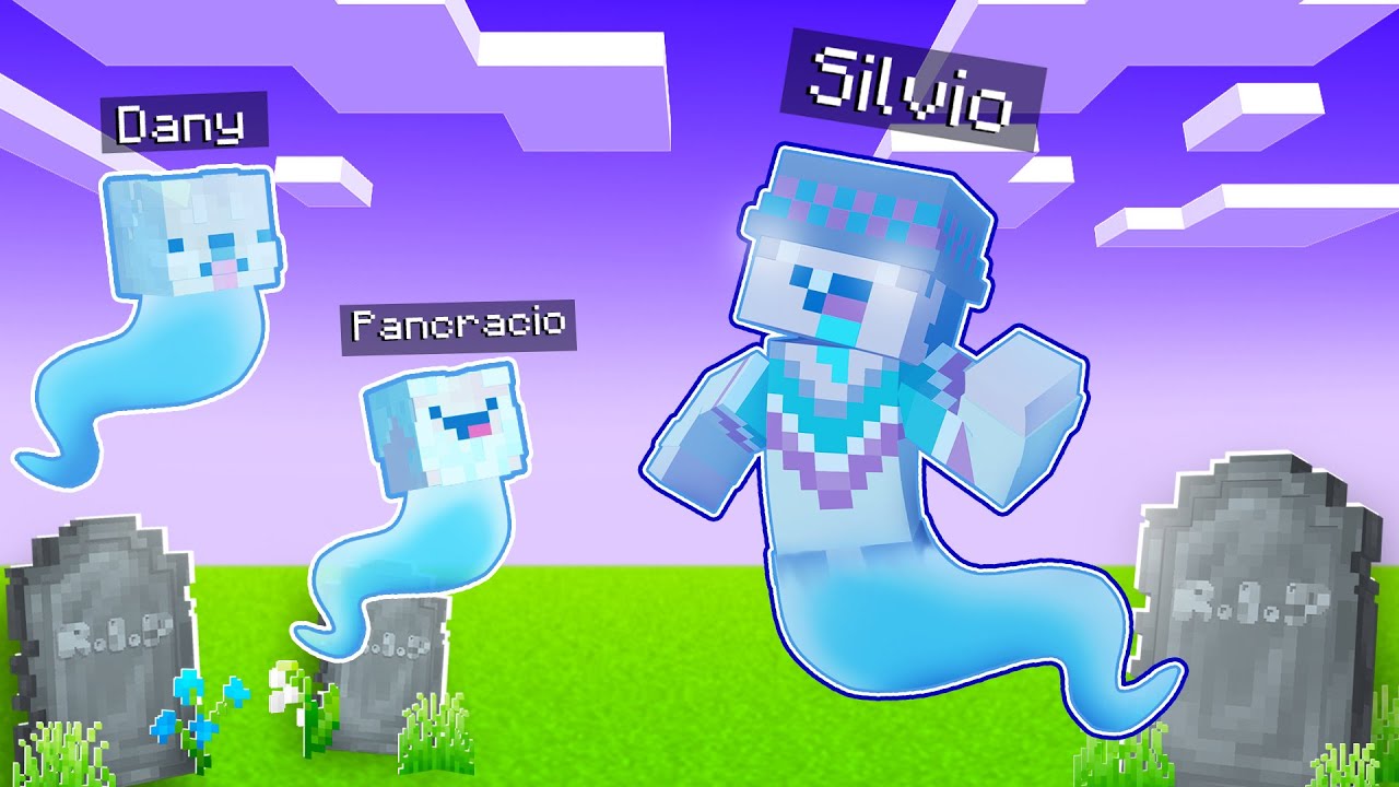 ¡Minecraft PERO somos FANTASMAS! 😂👻💥 SILVIOGAMER MINECRAFT PERO
