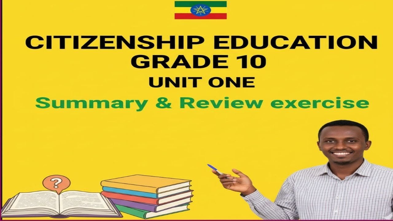 Citizenship Education Grade 10 Unit one democratization  summary & review exercise