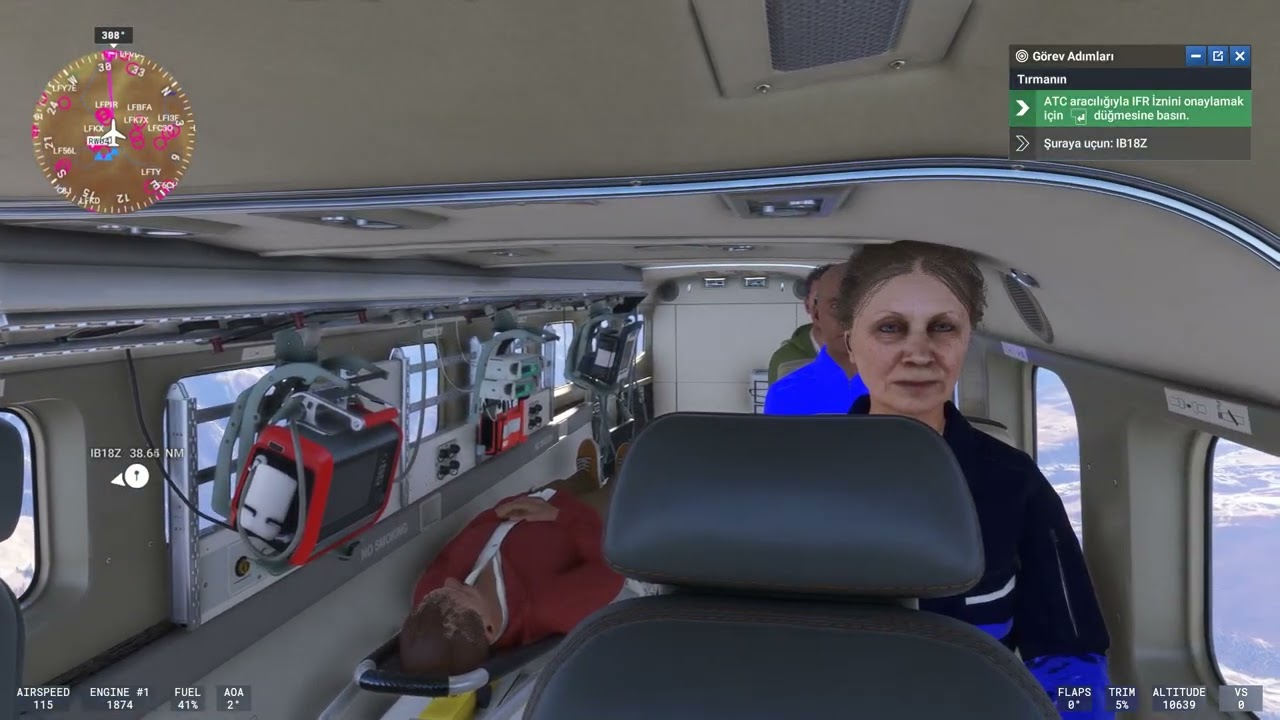 Tıbbi Görev - Microsoft Flight Simulator 2024