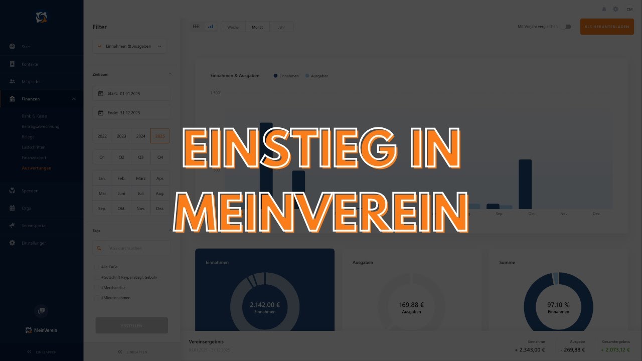 Einstiegswebinar WISO MeinVerein Web | Rundgang durch unsere Vereinssoftware (Tutorial deutsch)