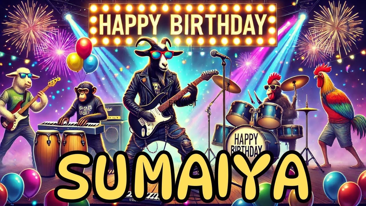 Happy Birthday Sumaiya
