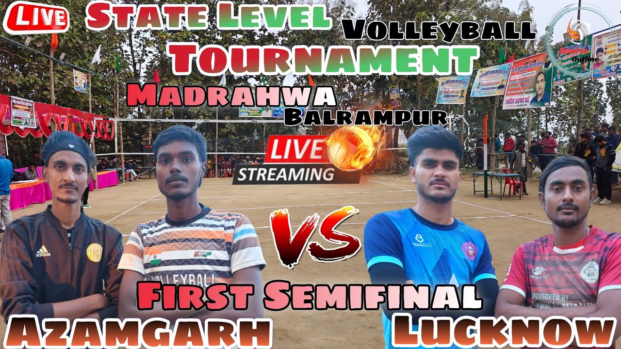 First Semi-Final | All UP Volleyball Tournament| Madrahwa, Balrampur | @Sportsoutline