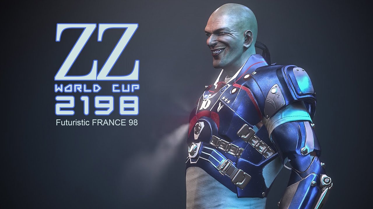 Zinedine Zidane I World Cup 2198 I CG Rendering