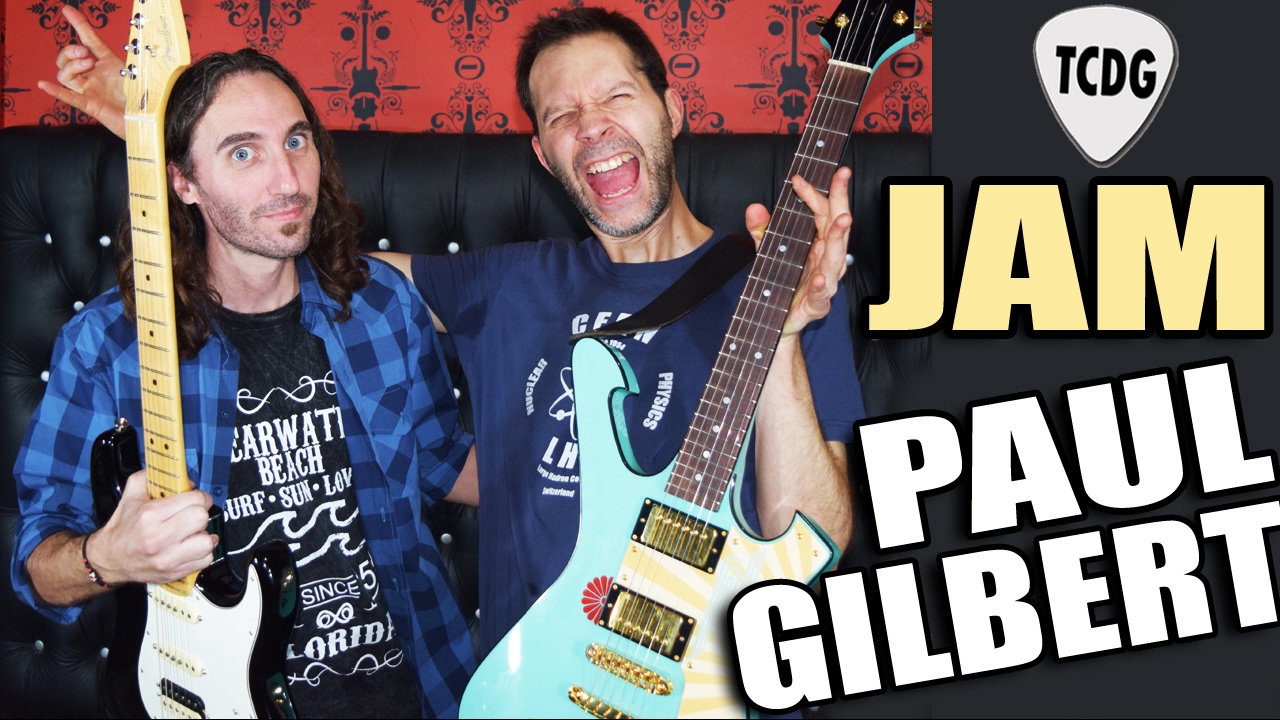 INCREÍBLE! Guitar Jam con PAUL GILBERT 2017!