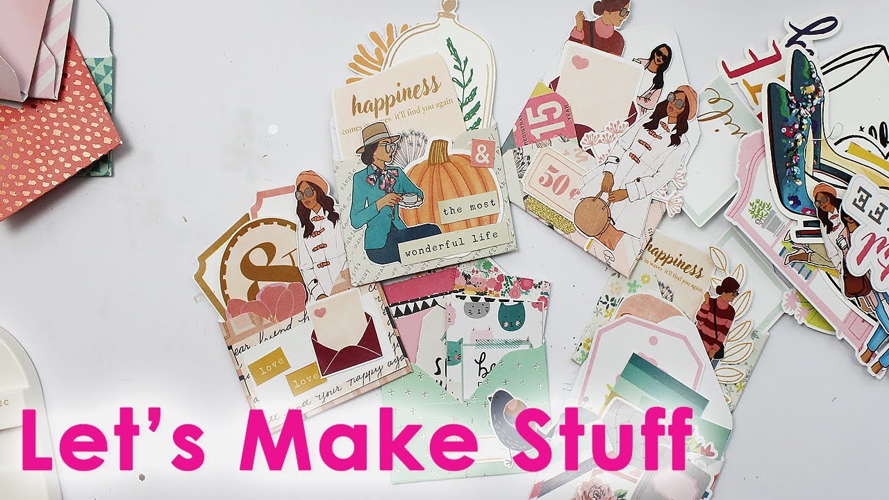 DIY Mini Stuffed Envelope Embellishments for Planning, Scrapbooking and Happy Mail