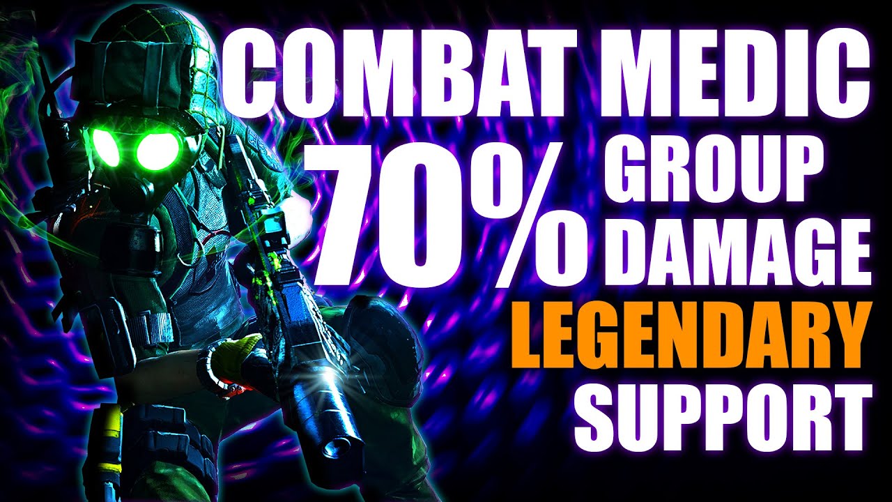 Combat Medic, Future initiative Support For Legendary Division 2 Build