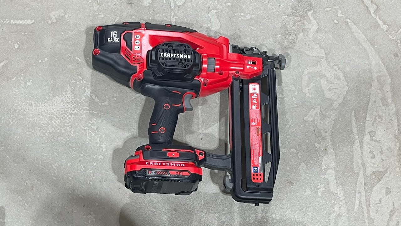Craftsman 16 Gauge 20V Nailer Fault Repair: 2 Lights Flashing