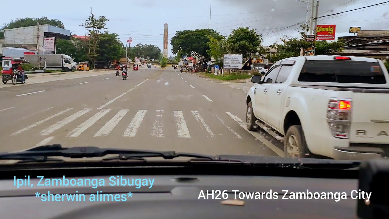 Driving along the highway of Ipil, Zamboanga Sibugay 6-27-20