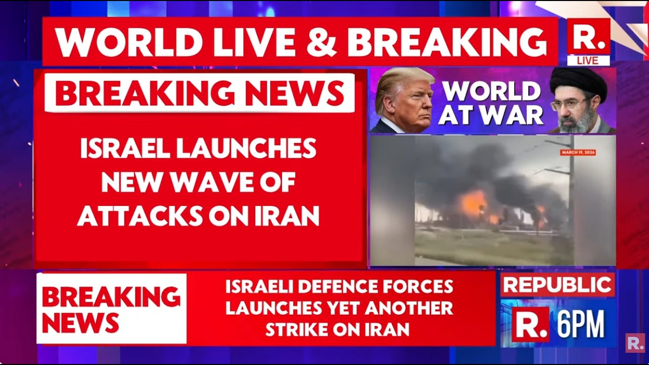 Israel-Iran War LIVE: IDF Report Claims Fresh Wave Of Israeli Strikes Against Tehran