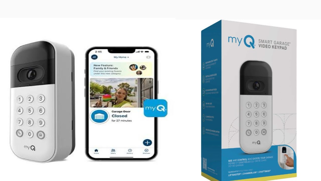 MyQ Smart Garage Door Video Keypad