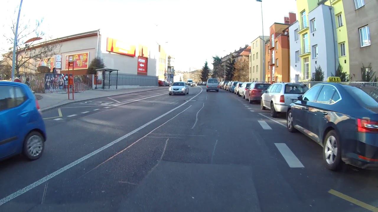 197.Smíchovské nádraží směr Sídliště Písnice.