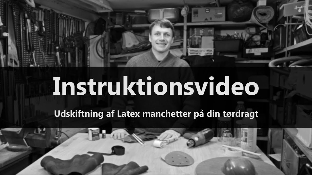Udskiftning af manchetter p&aring; din t&oslash;rdragt