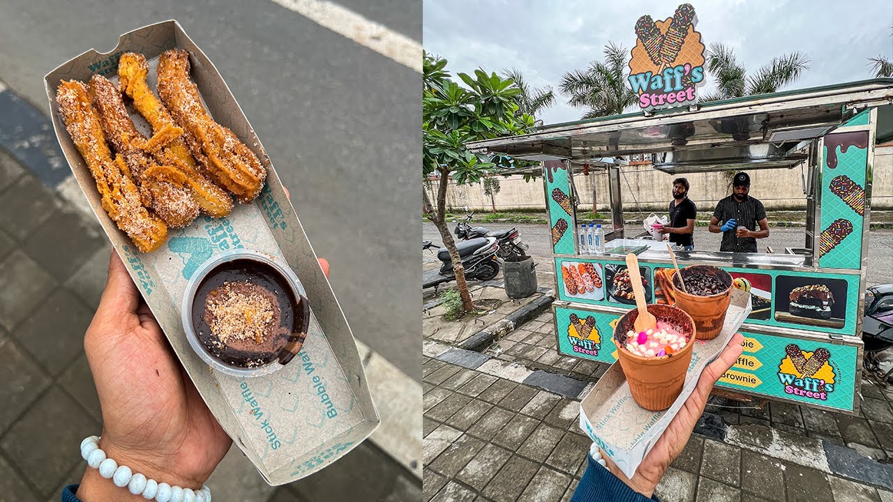 Tempting Churros & Mud Pies In Surat | Chocolate Kulhad Mudpie | Indian Street Food