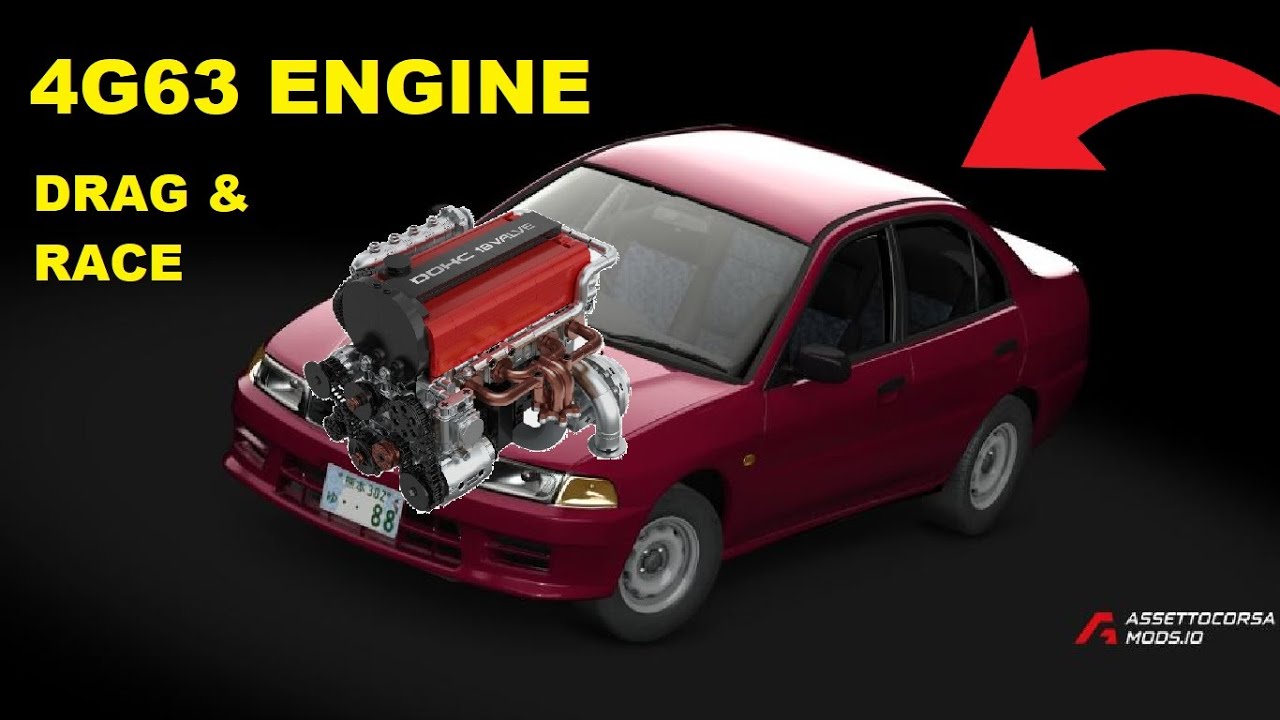 i make a quick 4g63 engine Mirage in Assetto Corsa