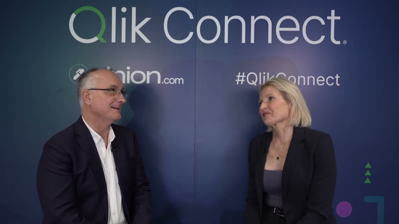 Julie Kae, VP for Sustainability & Executive Director for Qlik dot org, at Qlik Connect 2025