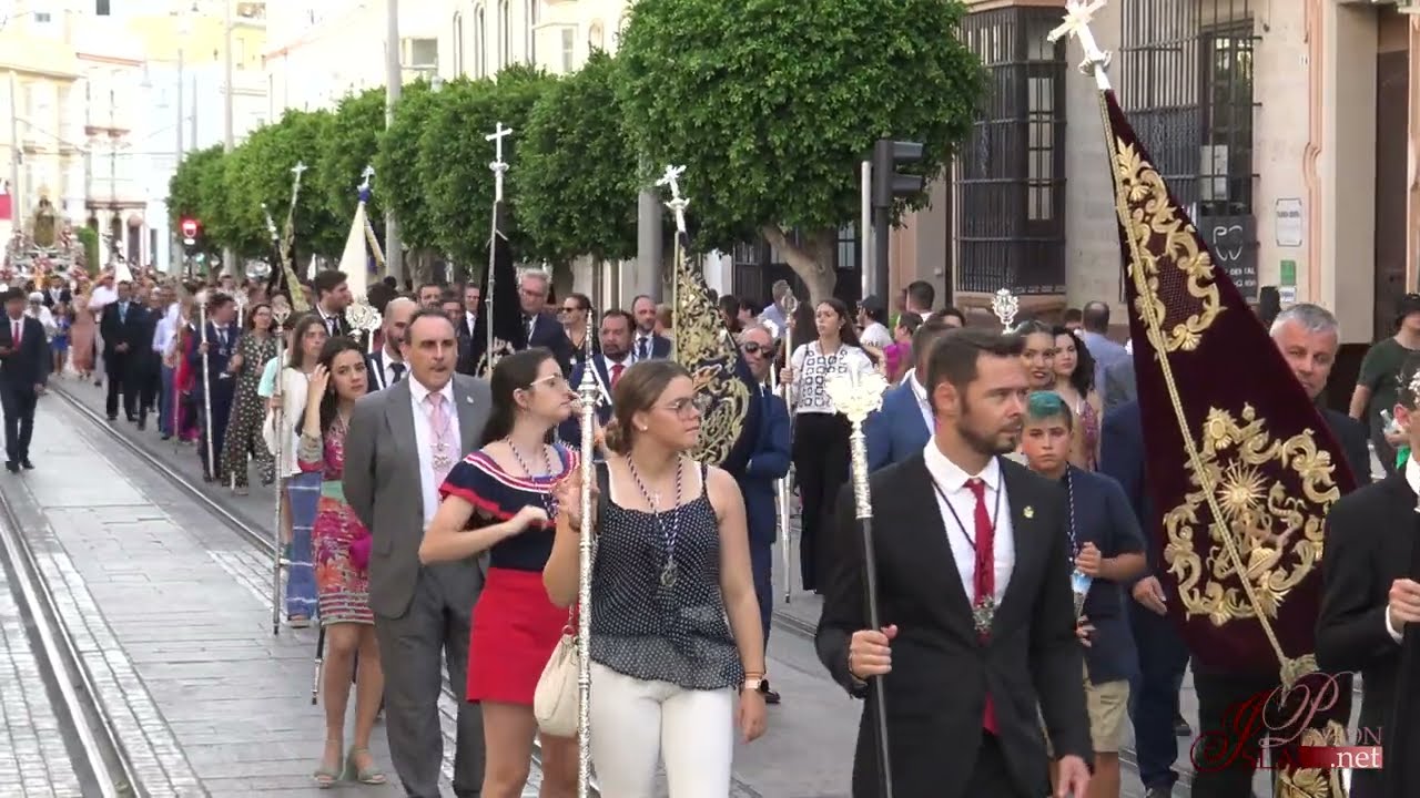 Procesión de la Virgen del Carmen Coronada | Real -ida- | San Fernando | 4K | 2022
