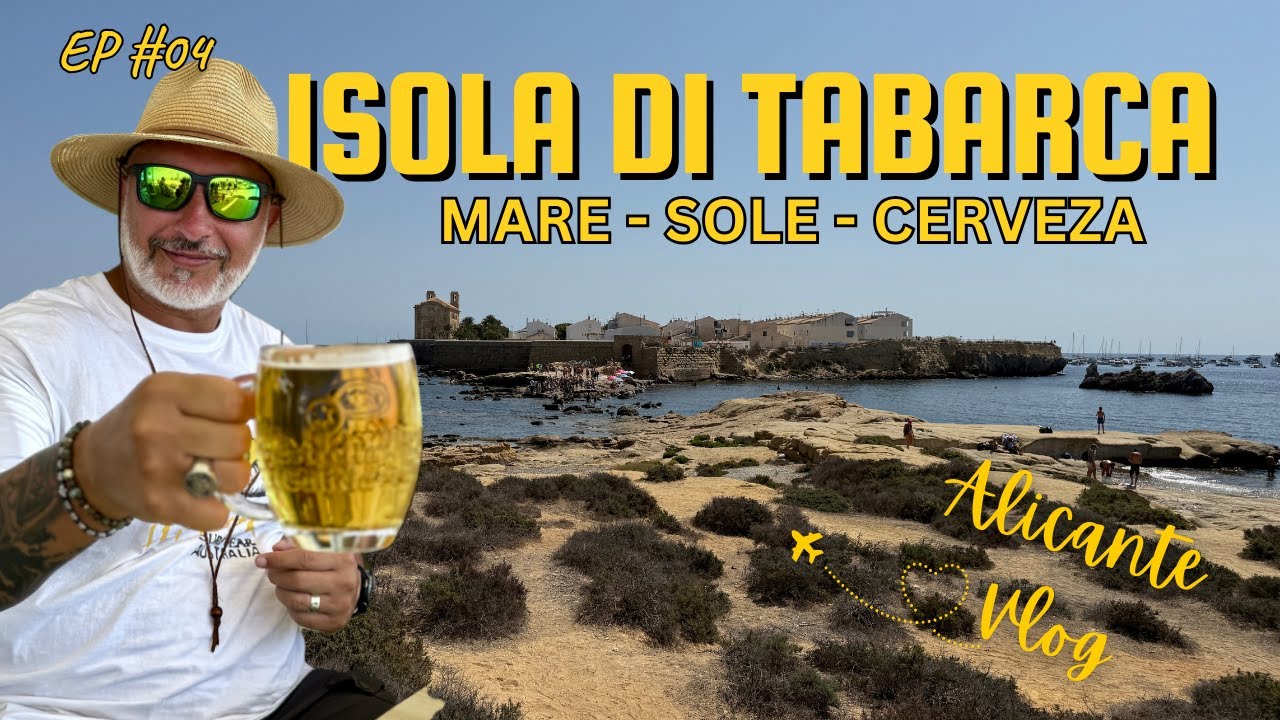 ALICANTE - Vlog Ep.4 - Isola di Tabarca Isola di Tabarca 🌴da Alicante tra mare, sole e cerveza